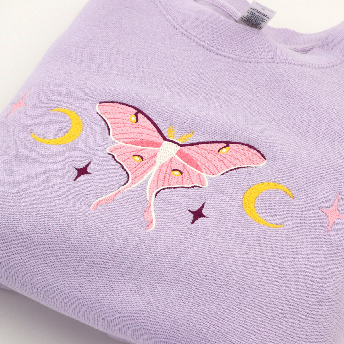 "Luna Moth Pink" Crewneck Sweatshirt