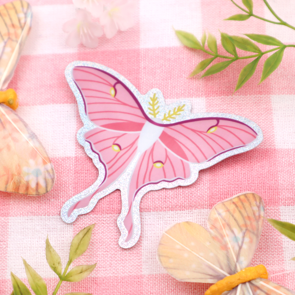 "Luna Pink" Vinyl Sticker