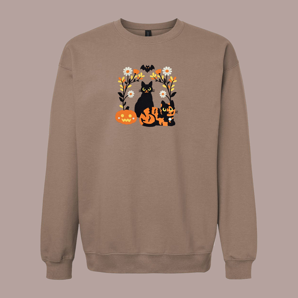 &quot;Halloween Cats&quot; Crewneck Sweatshirt