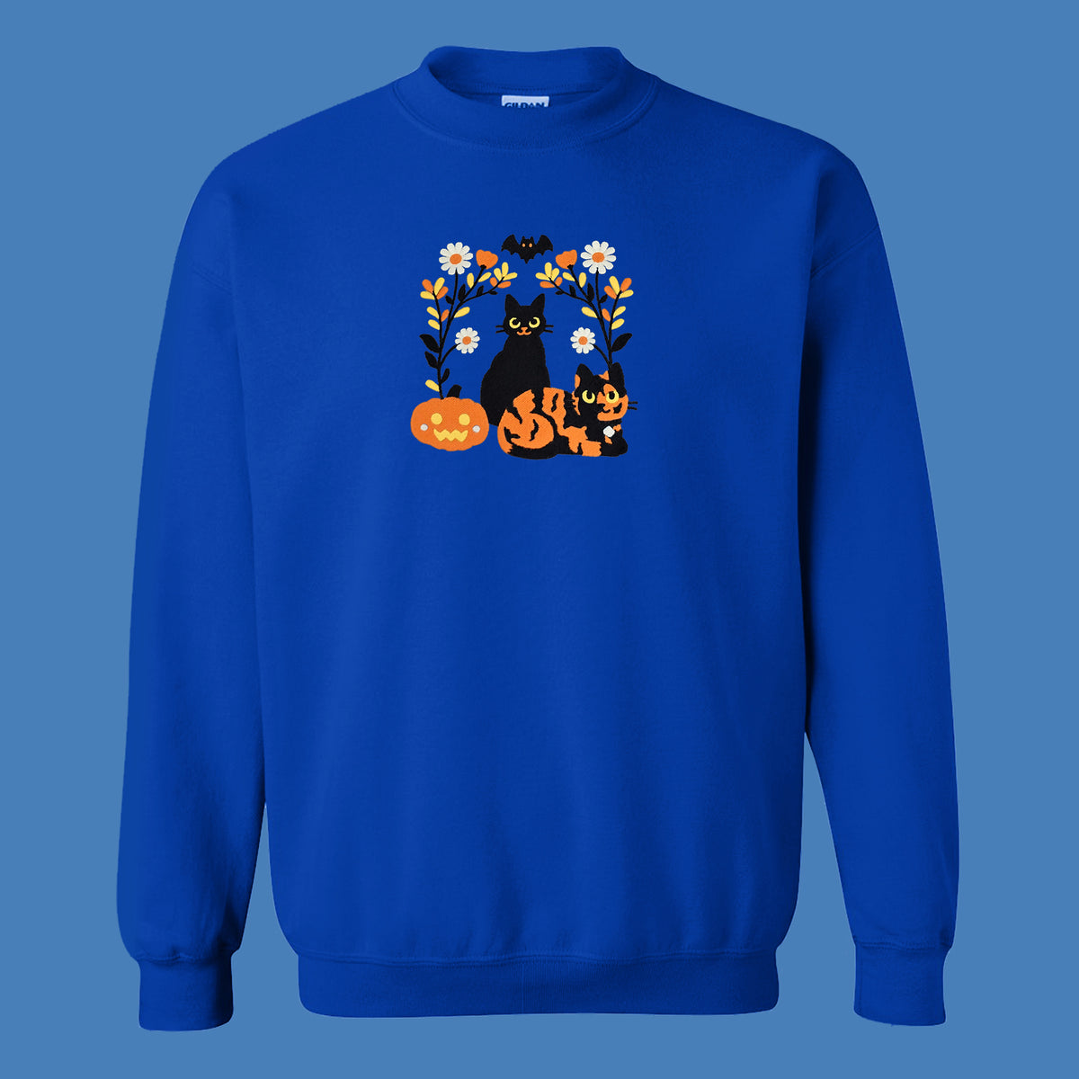 &quot;Halloween Cats&quot; Crewneck Sweatshirt
