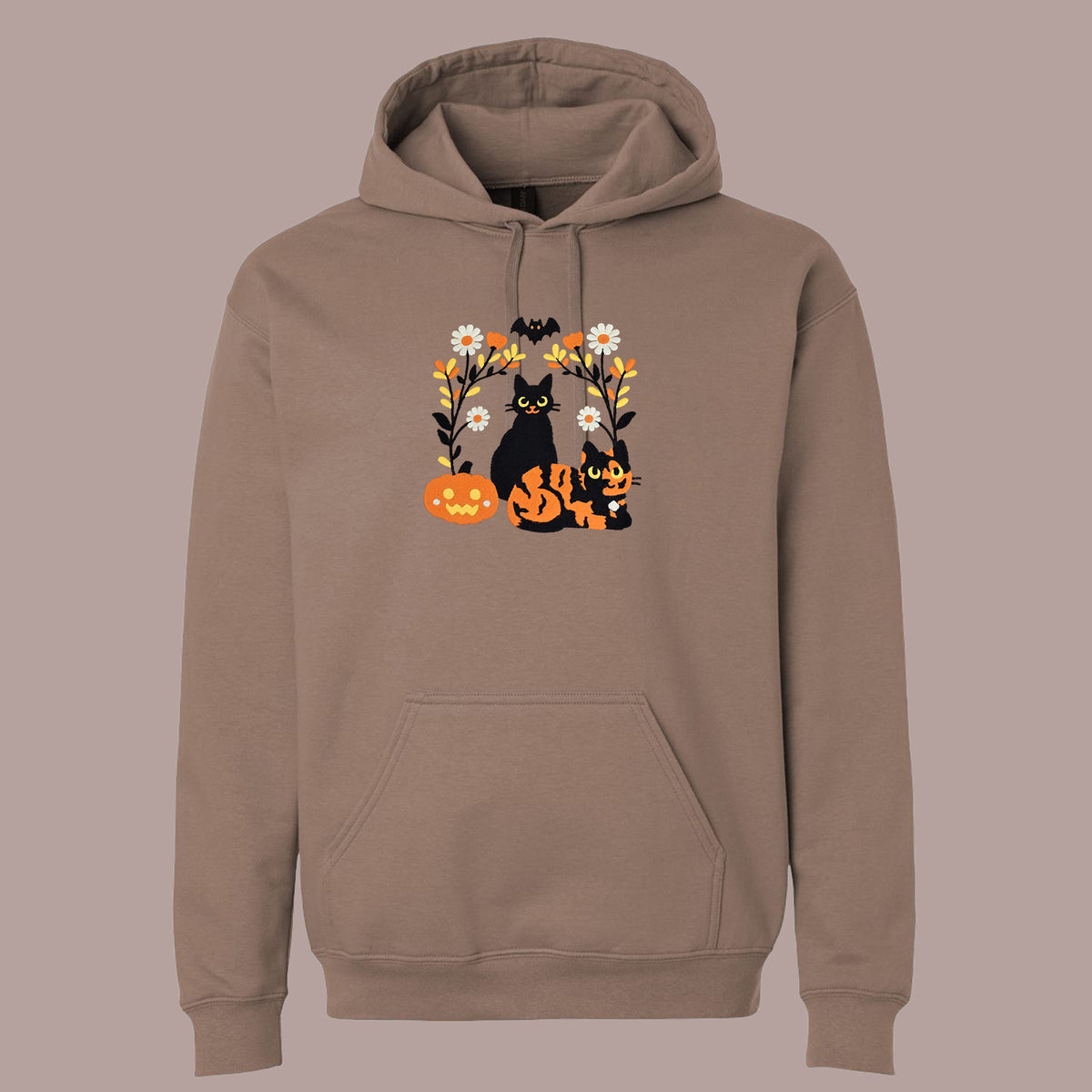 &quot;Halloween Cats&quot; Hoodie Sweatshirt