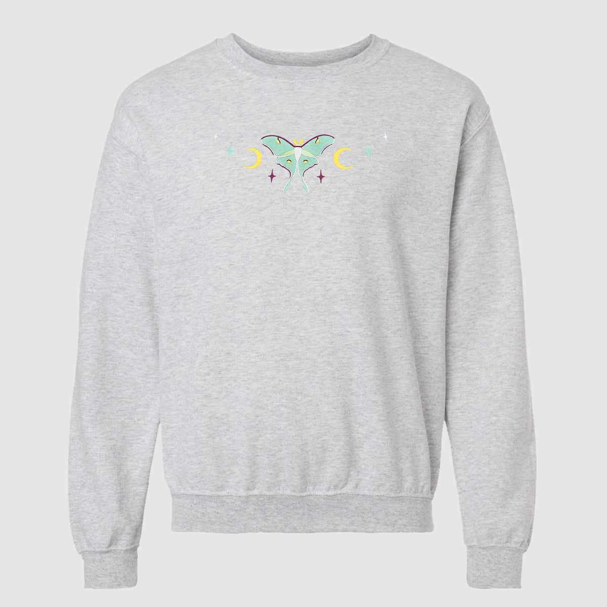 &quot;Luna Moth Mint&quot; Crewneck Sweatshirt
