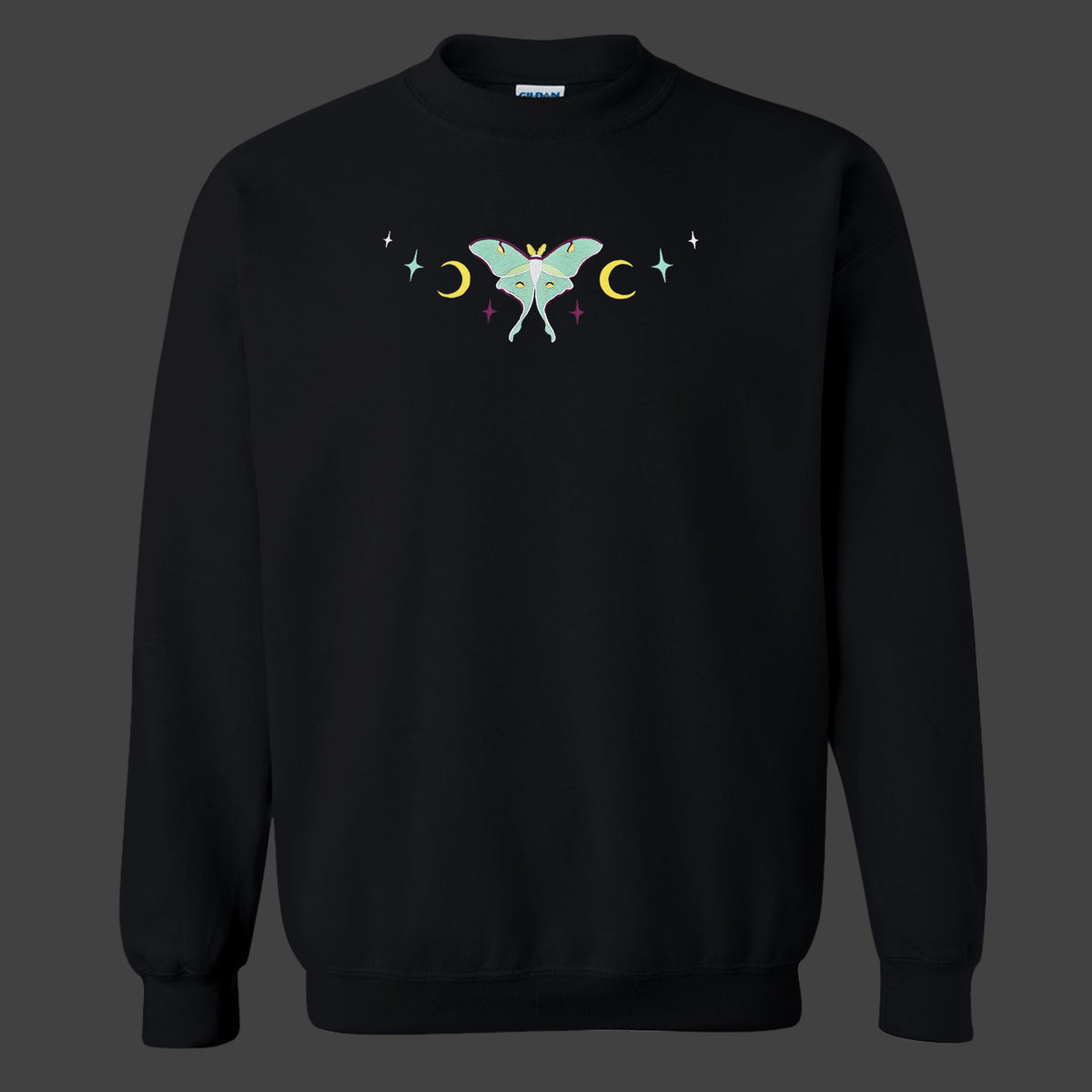 &quot;Luna Moth Mint&quot; Crewneck Sweatshirt