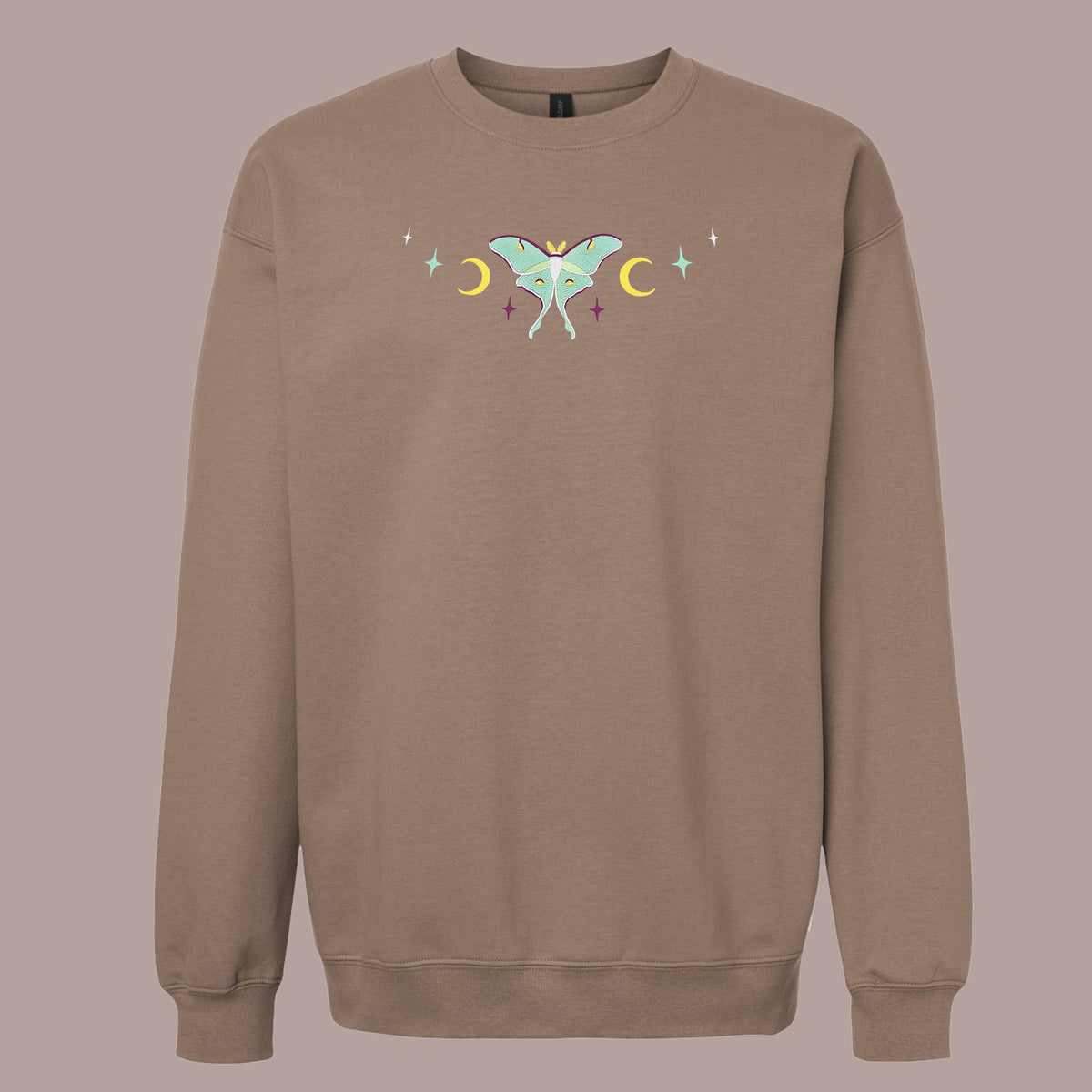 &quot;Luna Moth Mint&quot; Crewneck Sweatshirt