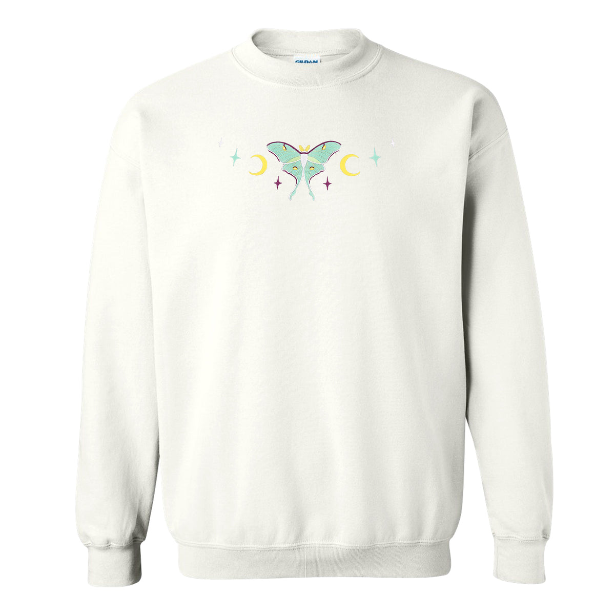 &quot;Luna Moth Mint&quot; Crewneck Sweatshirt