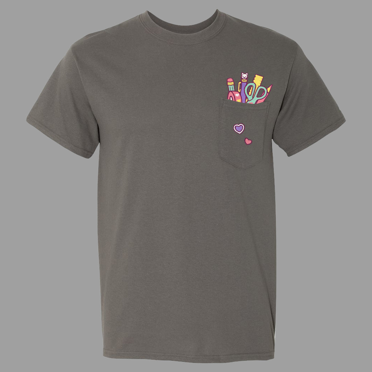 &quot;Stationery COLOURFUL&quot; Pocket Tee