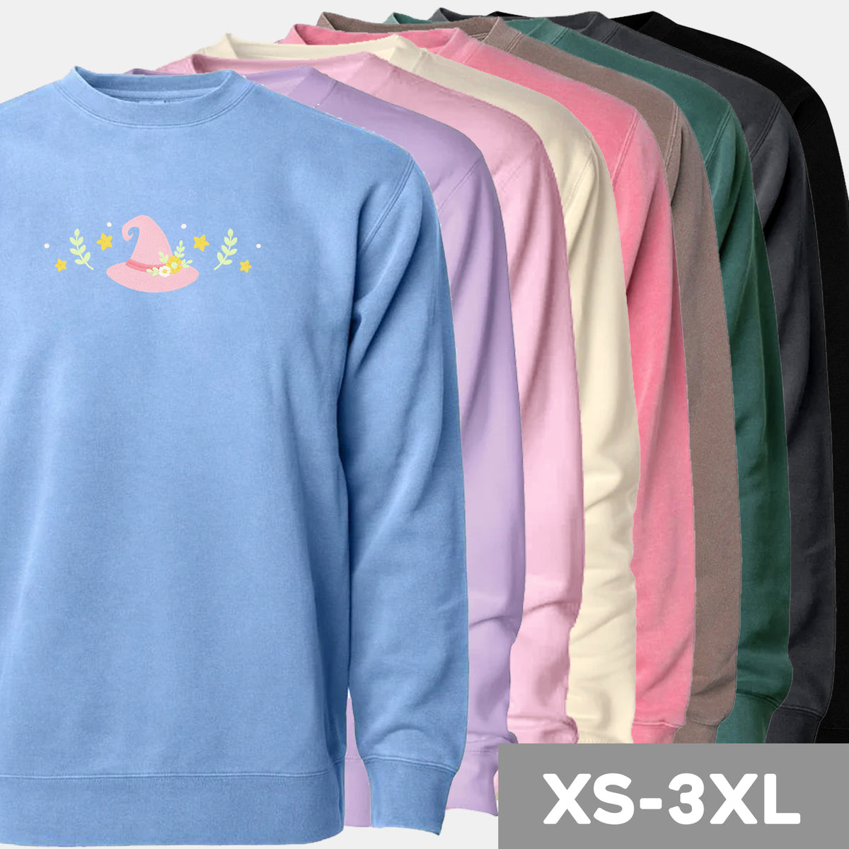 &quot;Witch Hat Pink&quot; Crewneck Sweatshirt