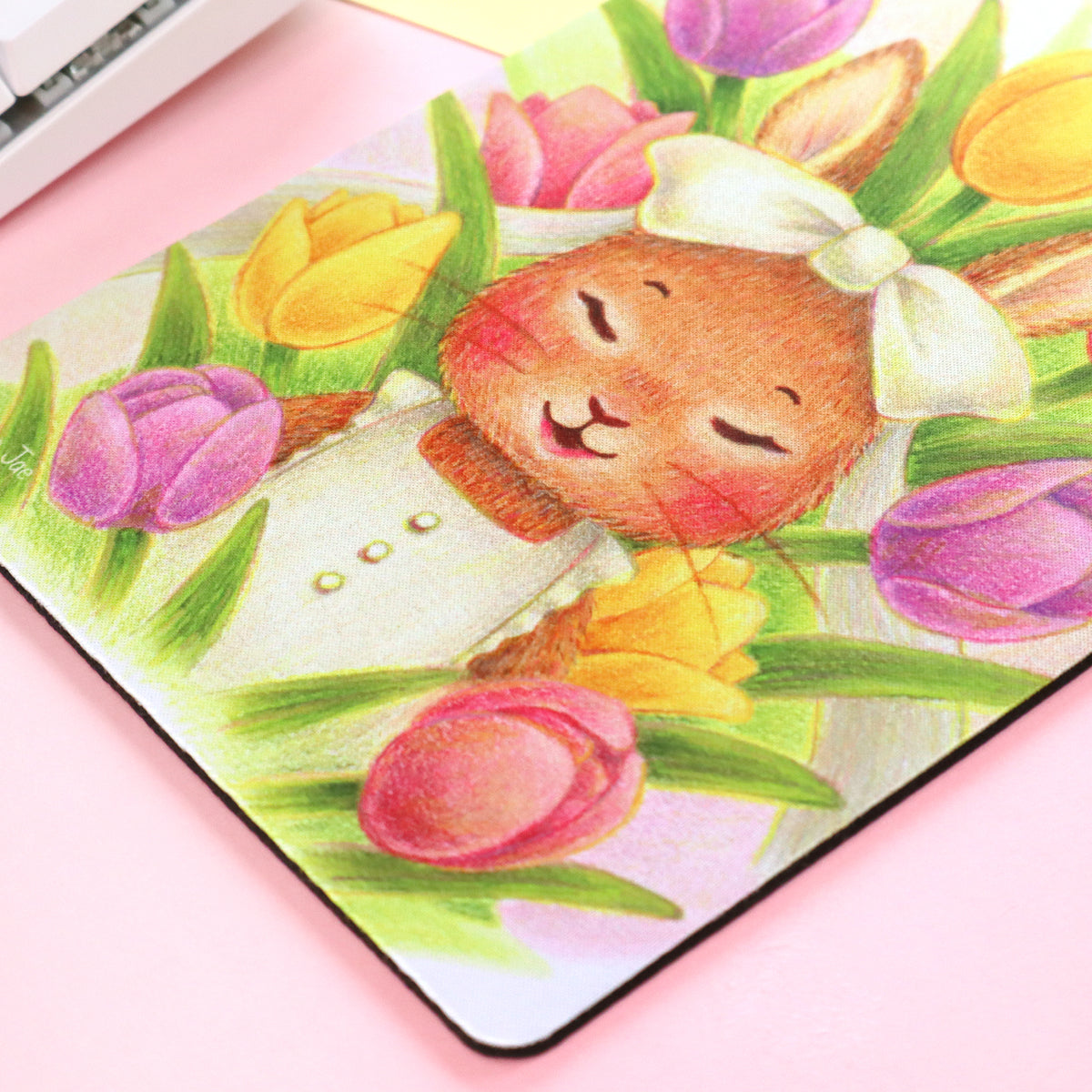 &quot;Tulip Bun&quot; Mouse Pad