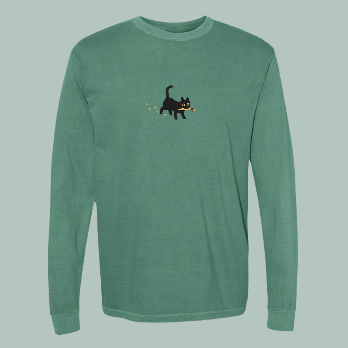 "Paintbrush Cat" Long Sleeve Tee