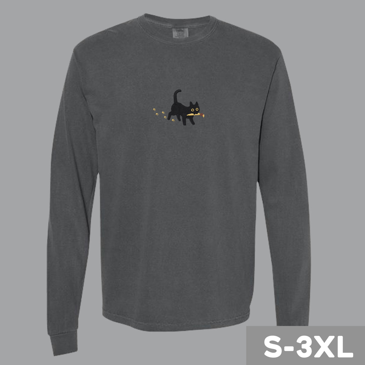 "Paintbrush Cat" Long Sleeve Tee