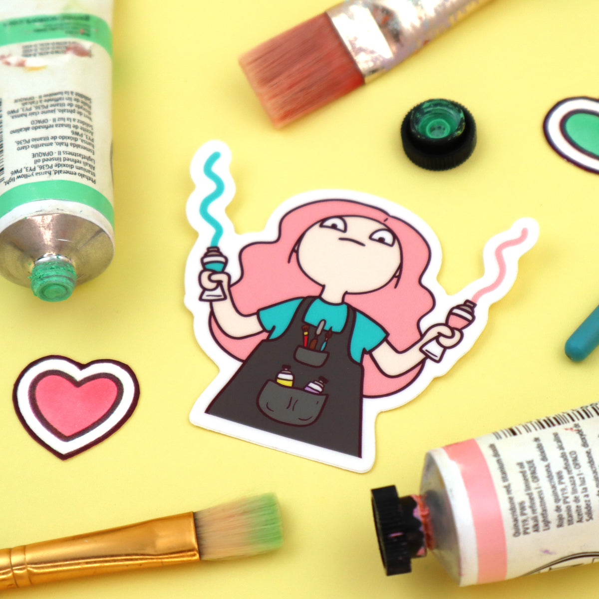 Extra "Paint Squeeze" Vinyl Sticker