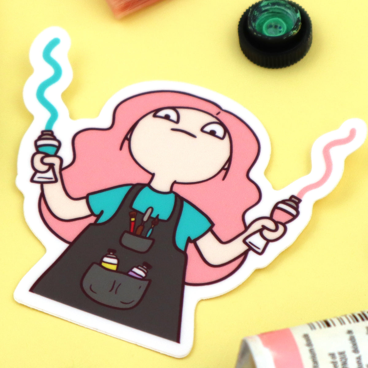 Extra "Paint Squeeze" Vinyl Sticker