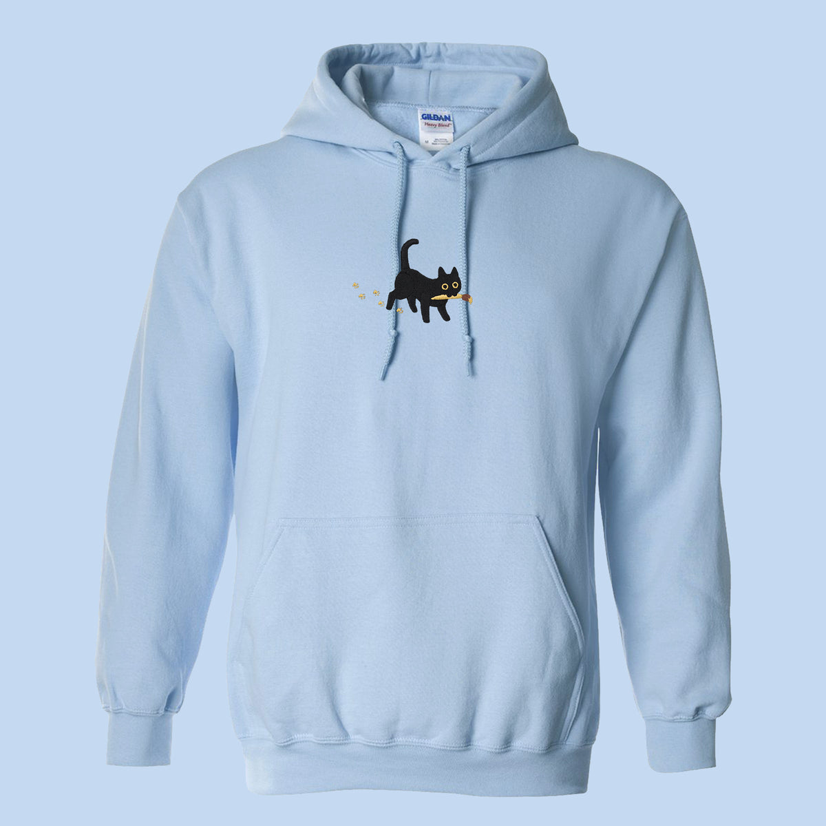 "Paintbrush Cat" Hoodie Sweatshirt