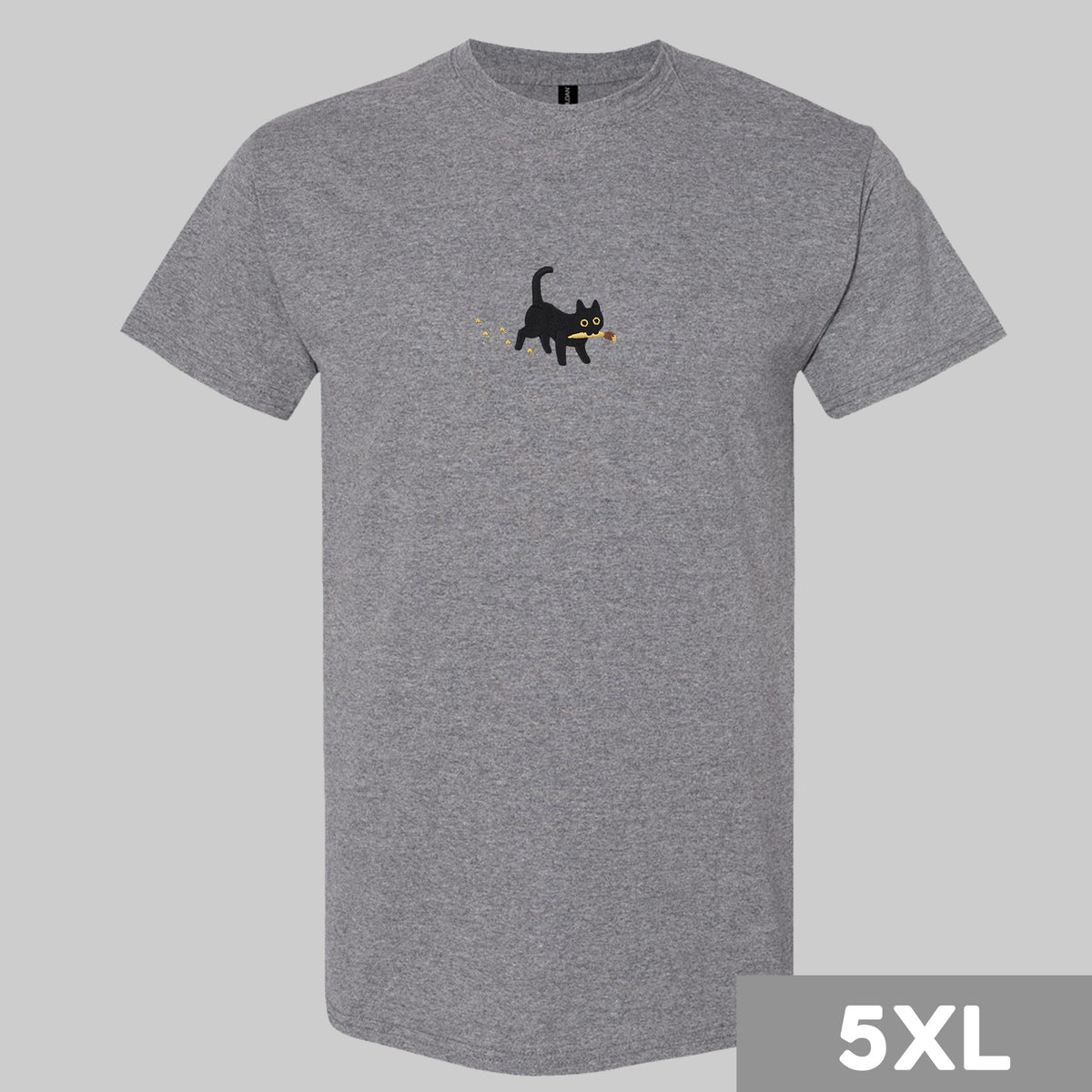 "Paintbrush Cat" T-Shirt 5XL
