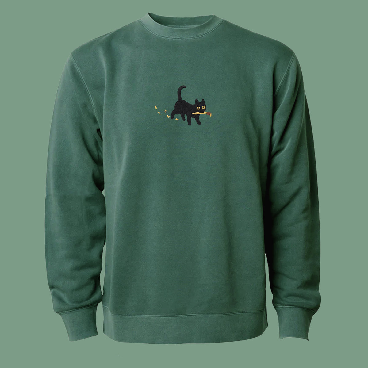 "Paintbrush Cat" Crewneck Sweatshirt