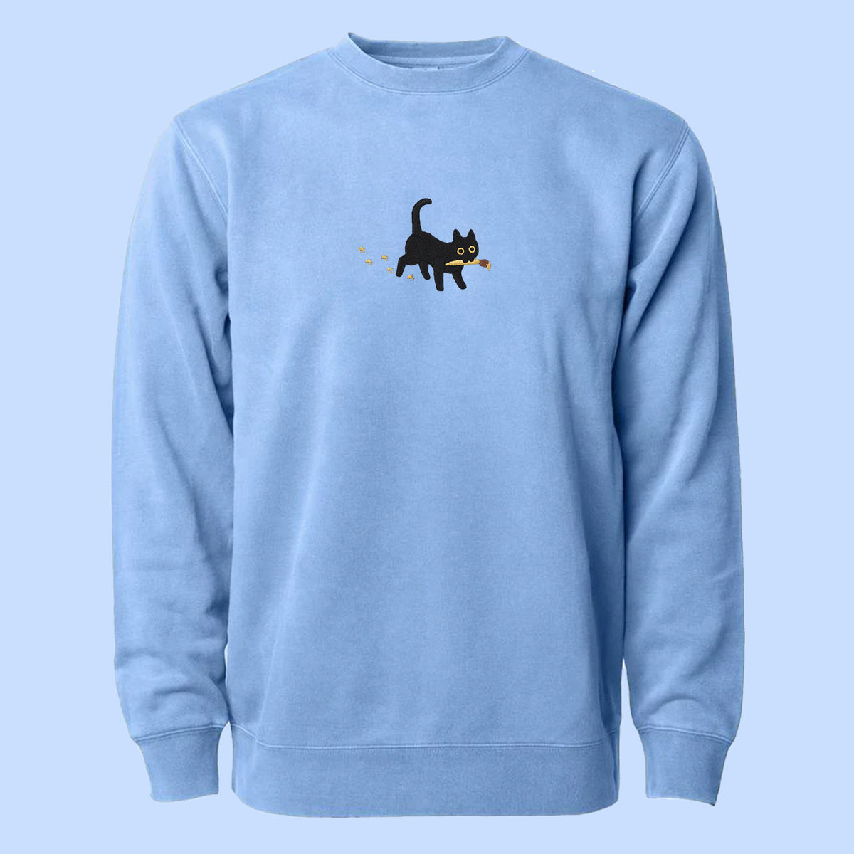 "Paintbrush Cat" Crewneck Sweatshirt