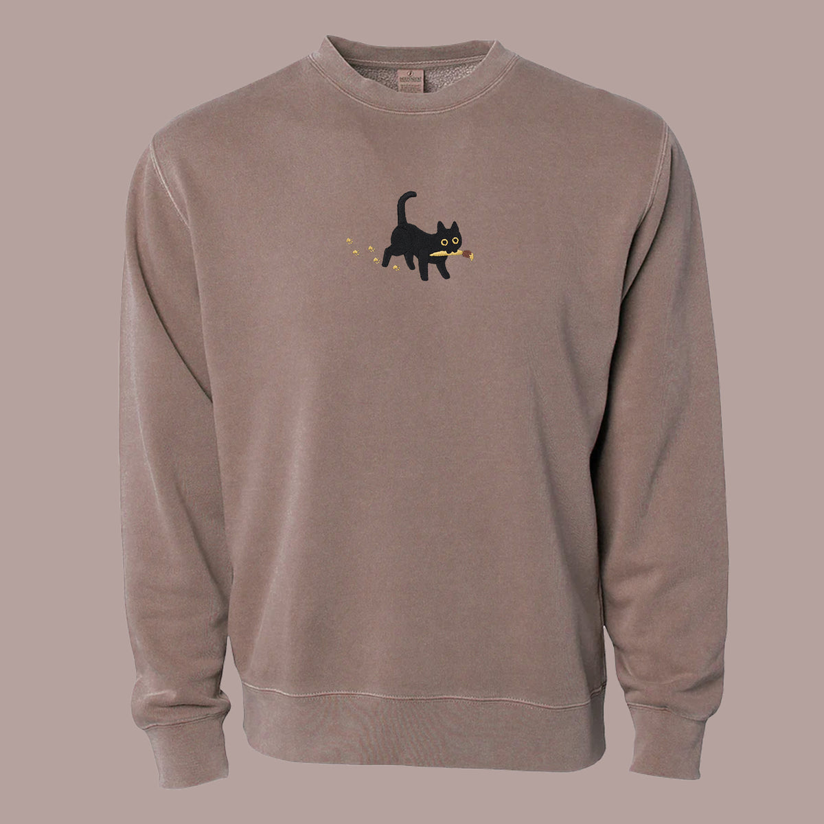 "Paintbrush Cat" Crewneck Sweatshirt