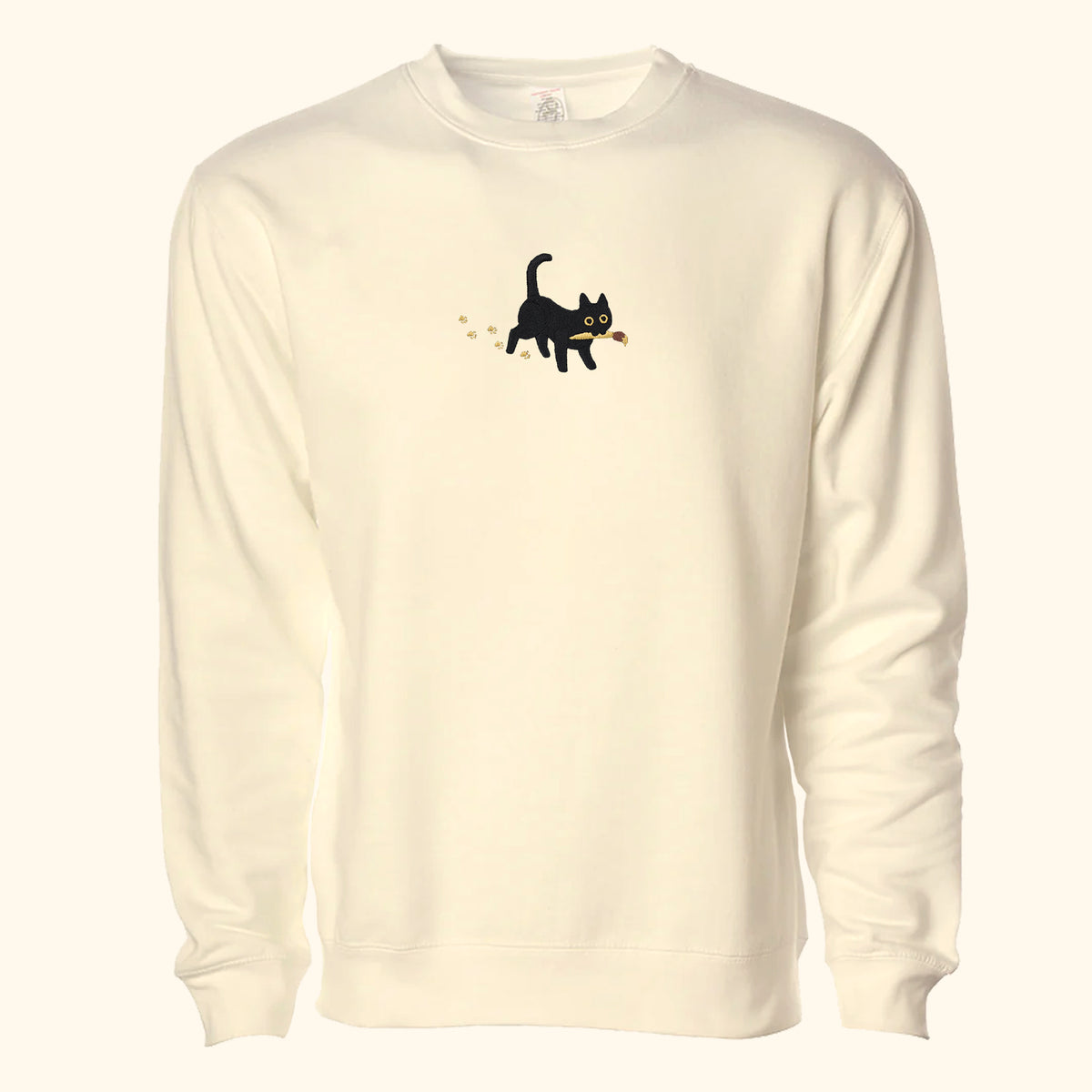 "Paintbrush Cat" Crewneck Sweatshirt