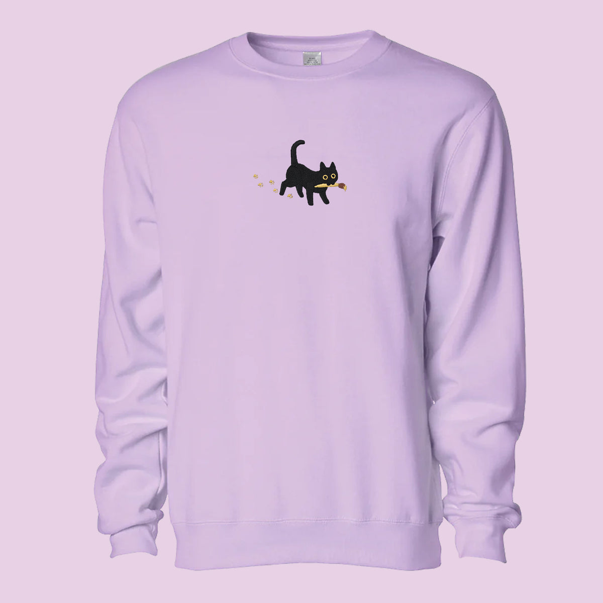 "Paintbrush Cat" Crewneck Sweatshirt