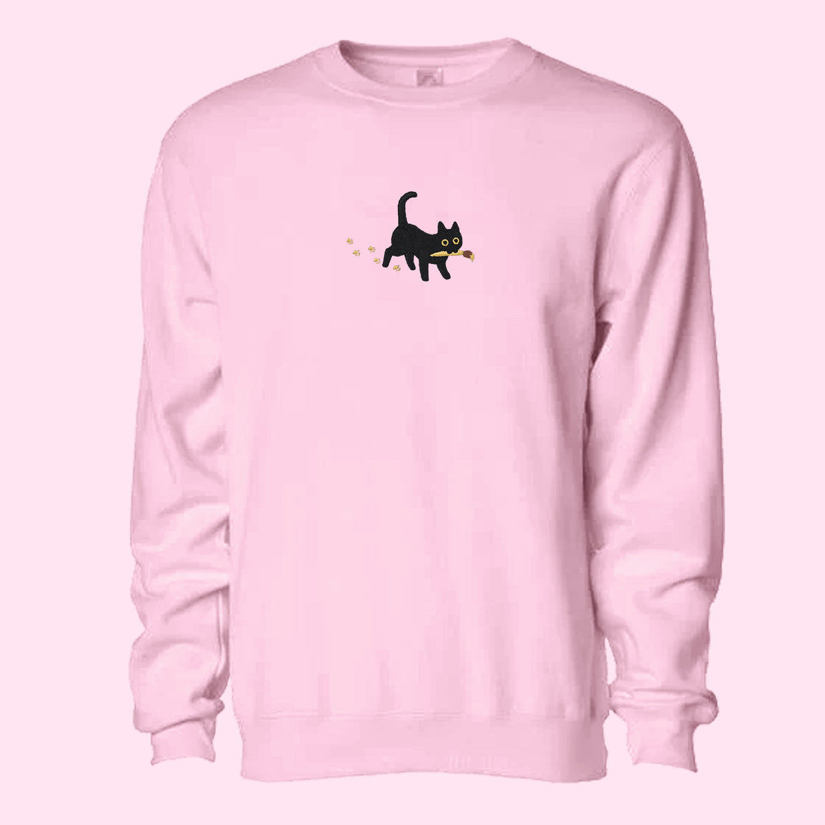 "Paintbrush Cat" Crewneck Sweatshirt