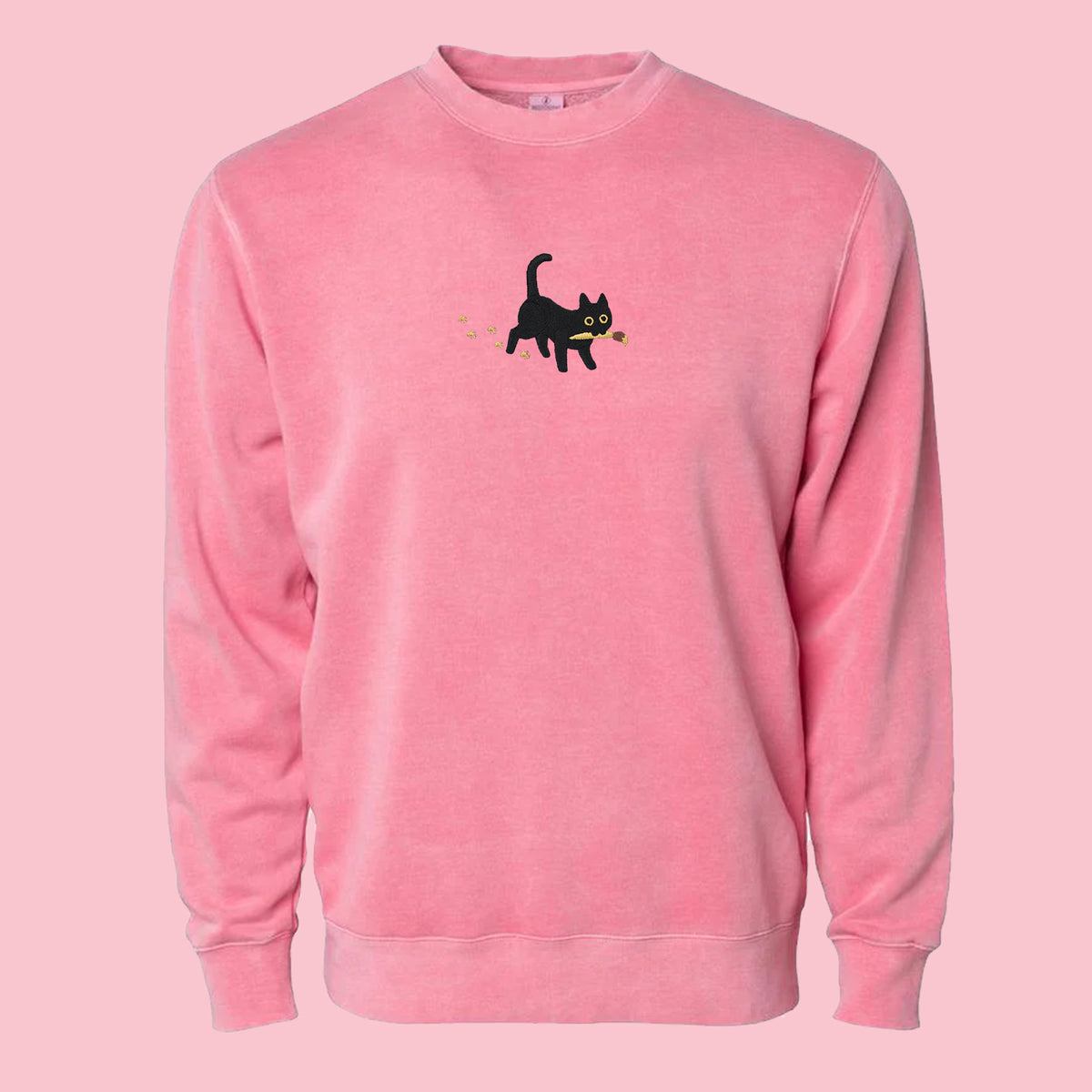 "Paintbrush Cat" Crewneck Sweatshirt
