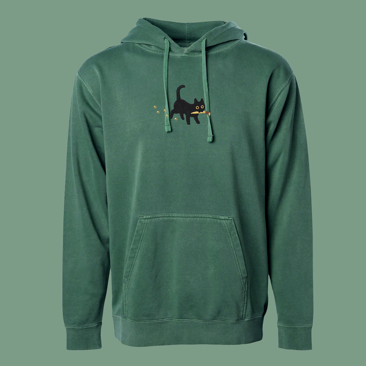 "Paintbrush Cat" Hoodie Sweatshirt