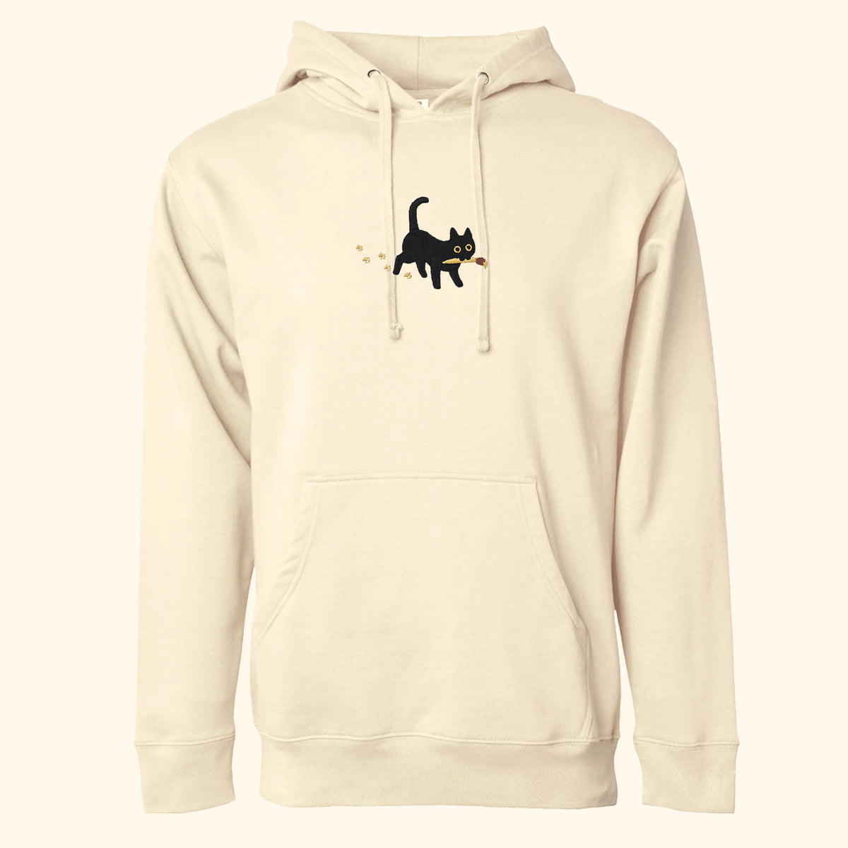 "Paintbrush Cat" Hoodie Sweatshirt