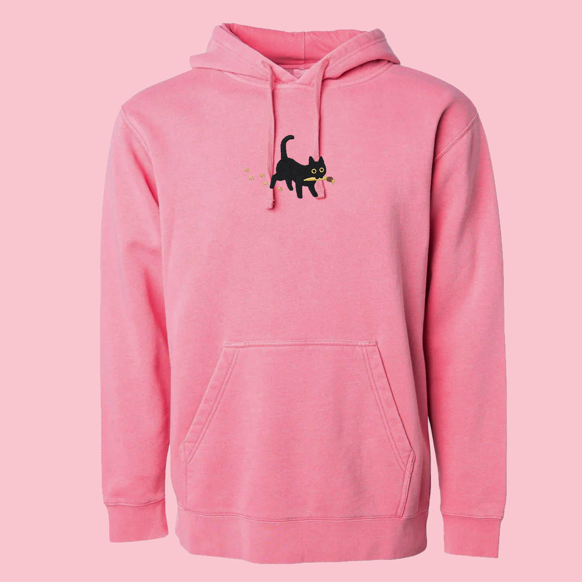 "Paintbrush Cat" Hoodie Sweatshirt