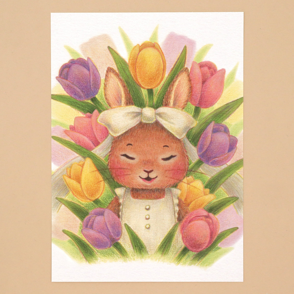 "Tulip Bun" Art Print