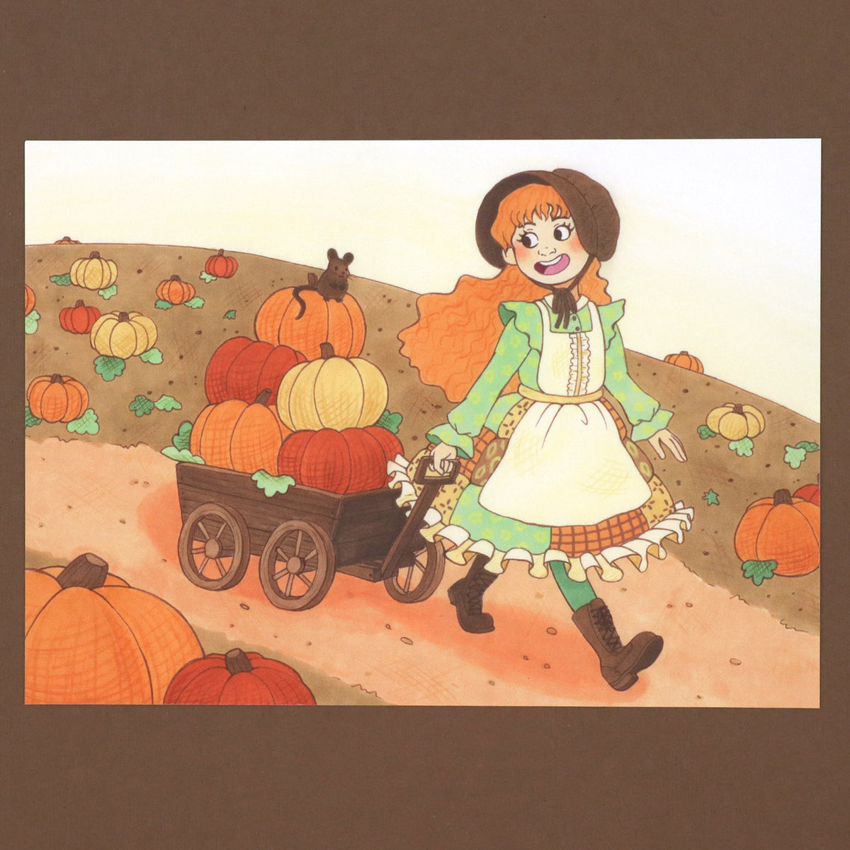 "Pumpkin Patch" Art Print