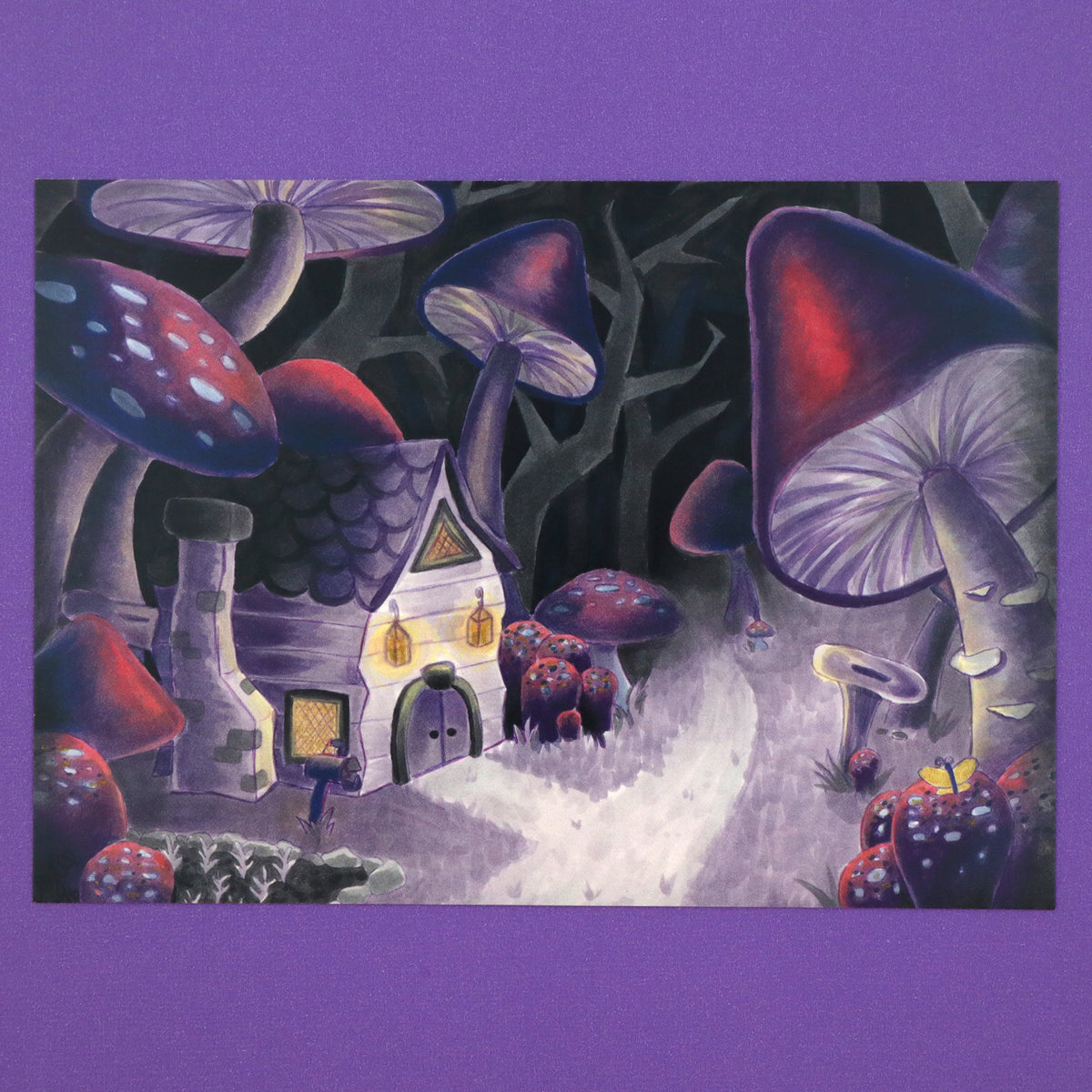 "Mushroom Wonderland" Art Print