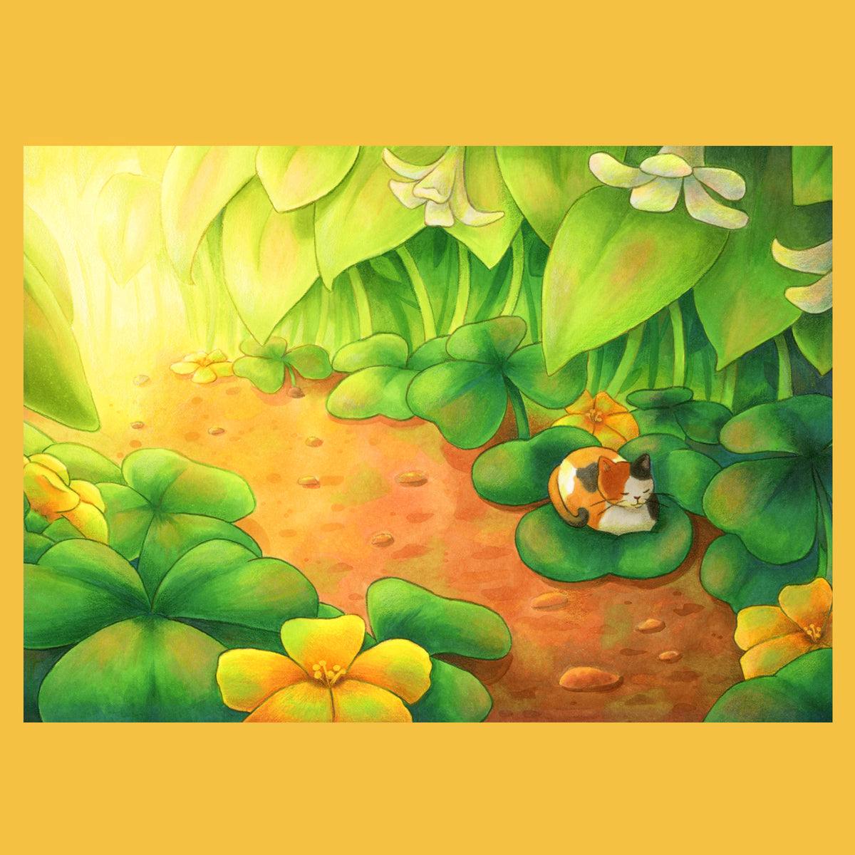 "Shady Shamrocks" Art Print