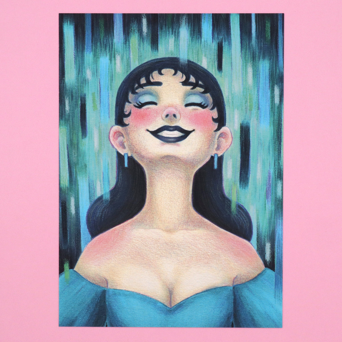 "Midnight Rain" Art Print