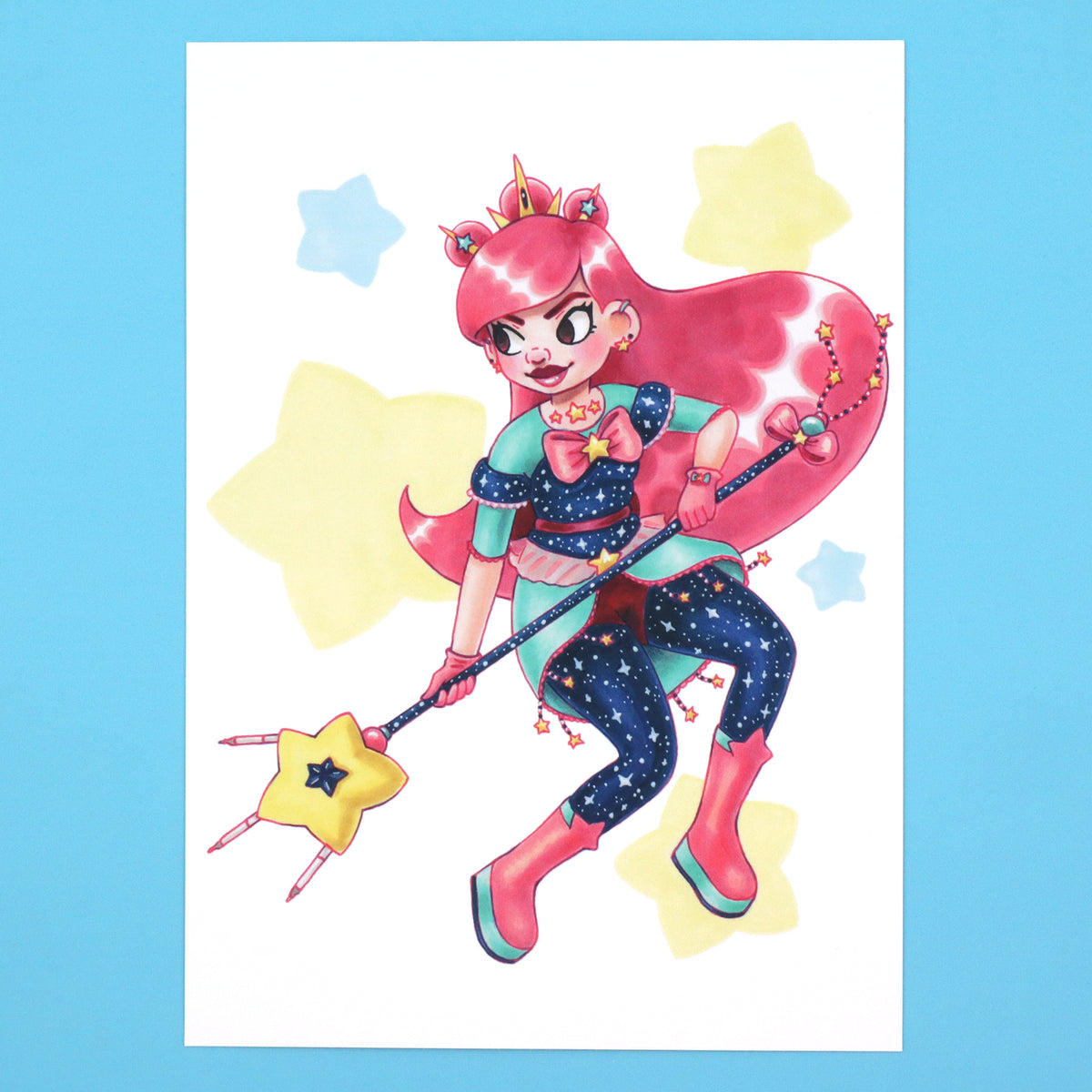 "Magical Girl Me" Art Print