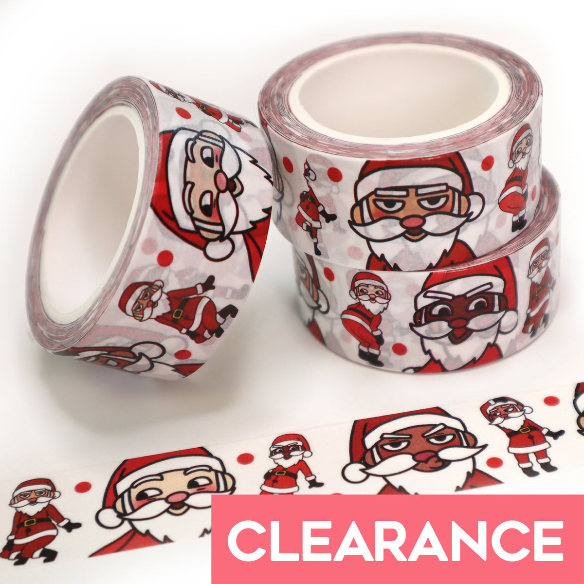 &quot;Sassy Santa&quot; Washi Tape