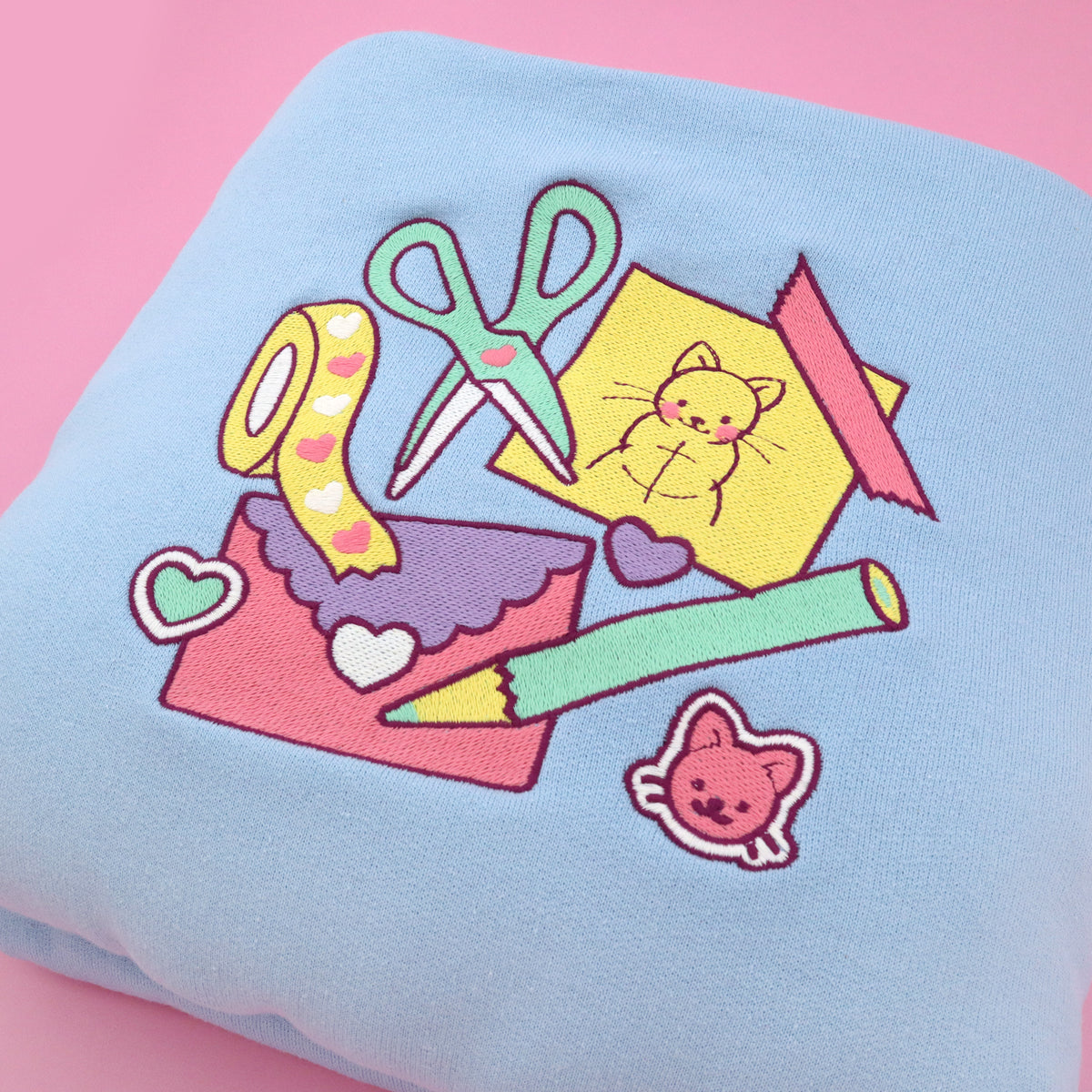 "Stationery COLOURFUL" Hoodie Sweatshirt
