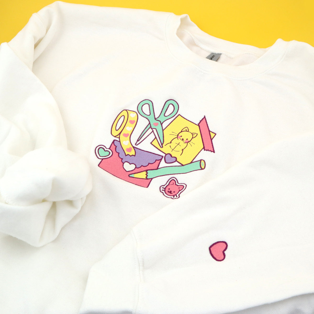 &quot;Stationery COLOURFUL&quot; Crewneck Sweatshirt