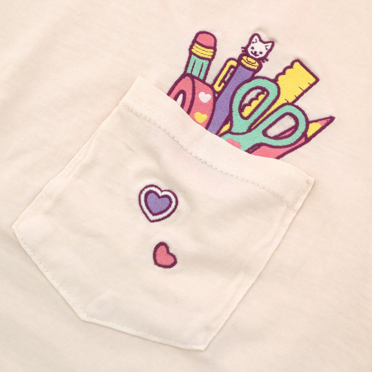&quot;Stationery COLOURFUL&quot; Pocket Tee