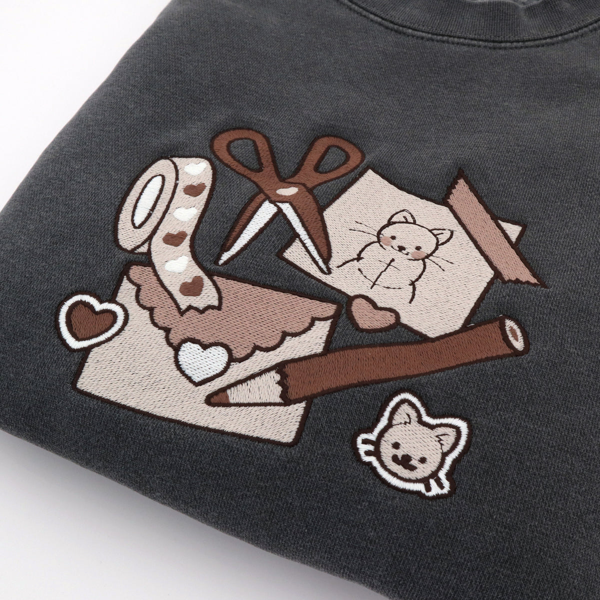 "Stationery BROWN" Hoodie Sweatshirt