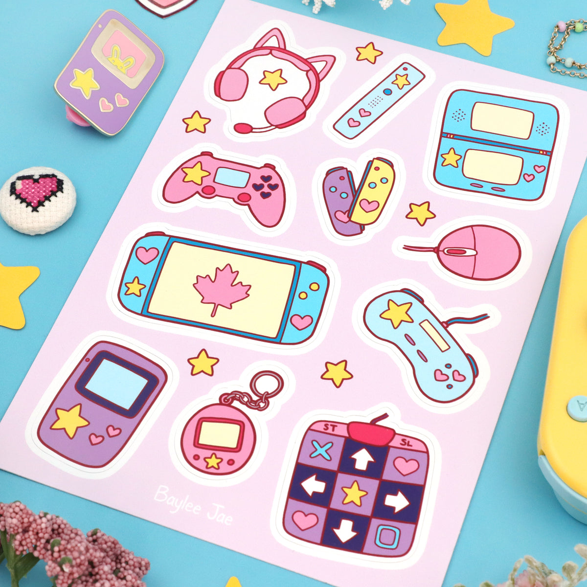 "Video Game" Sticker Sheet