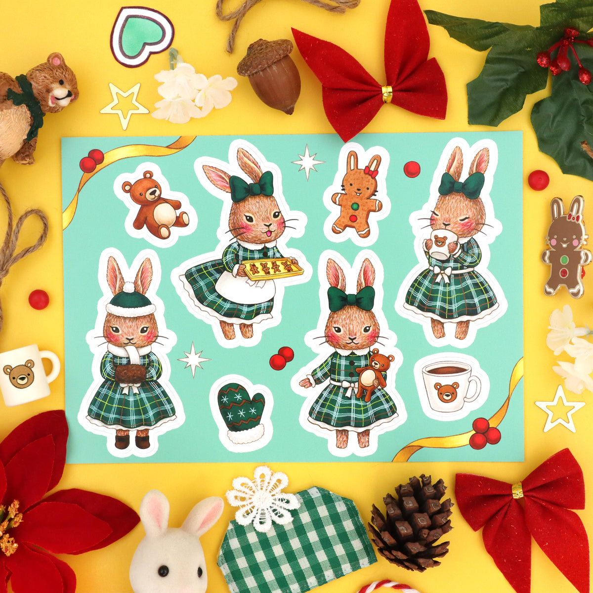 "Winter Buns" Sticker Sheet