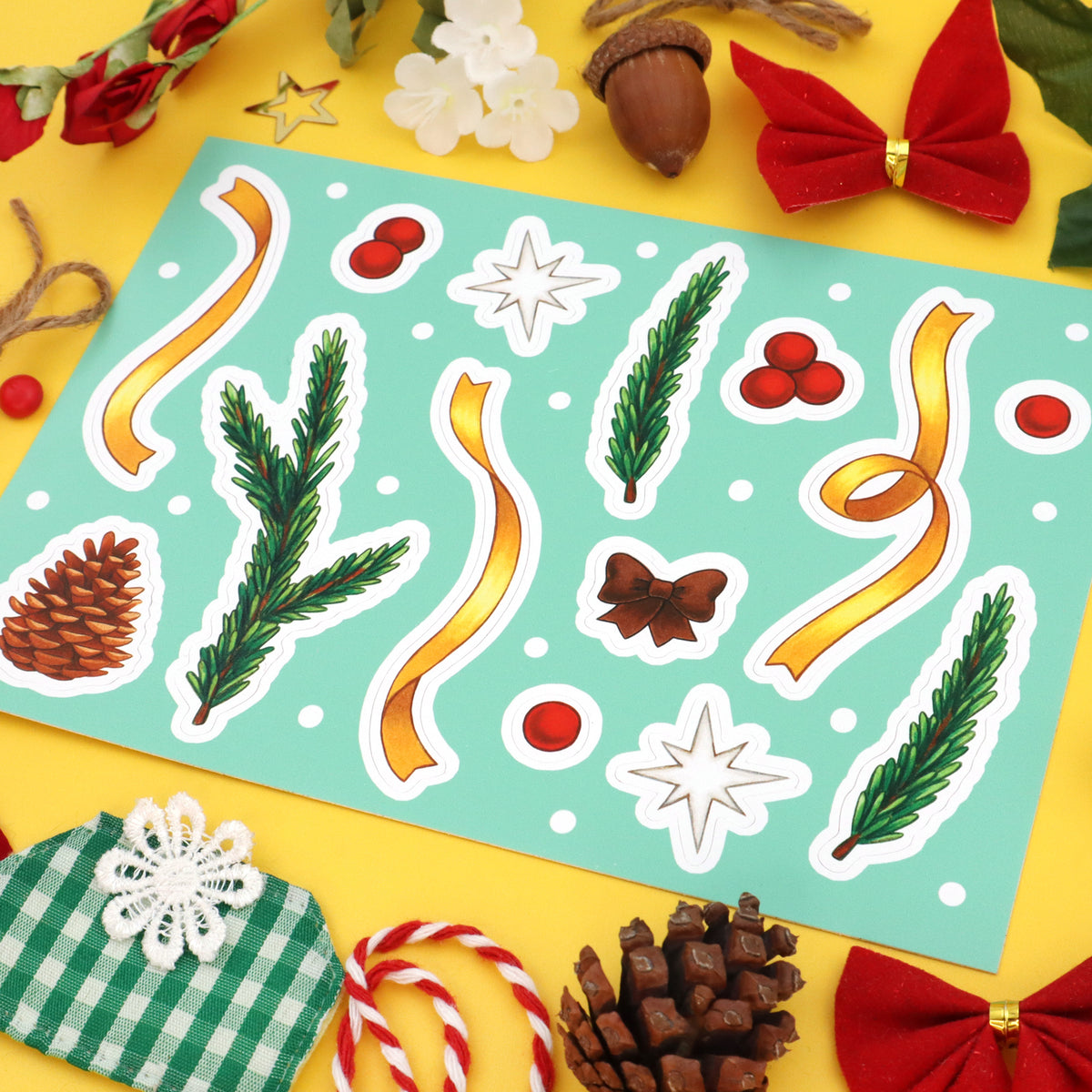 "Winter Ephemera" Sticker Sheet