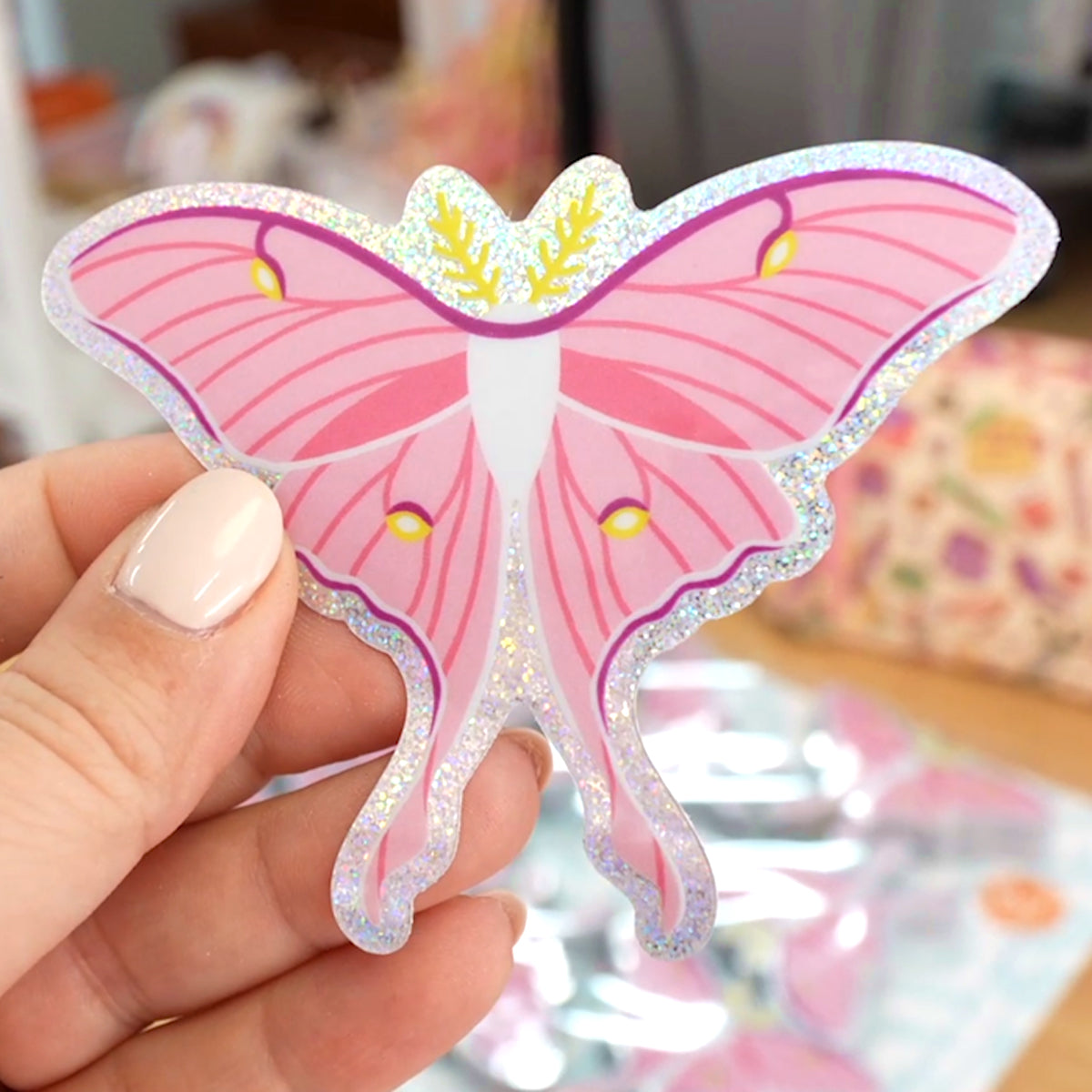 Extra Freebie Sticker (Pink Luna)