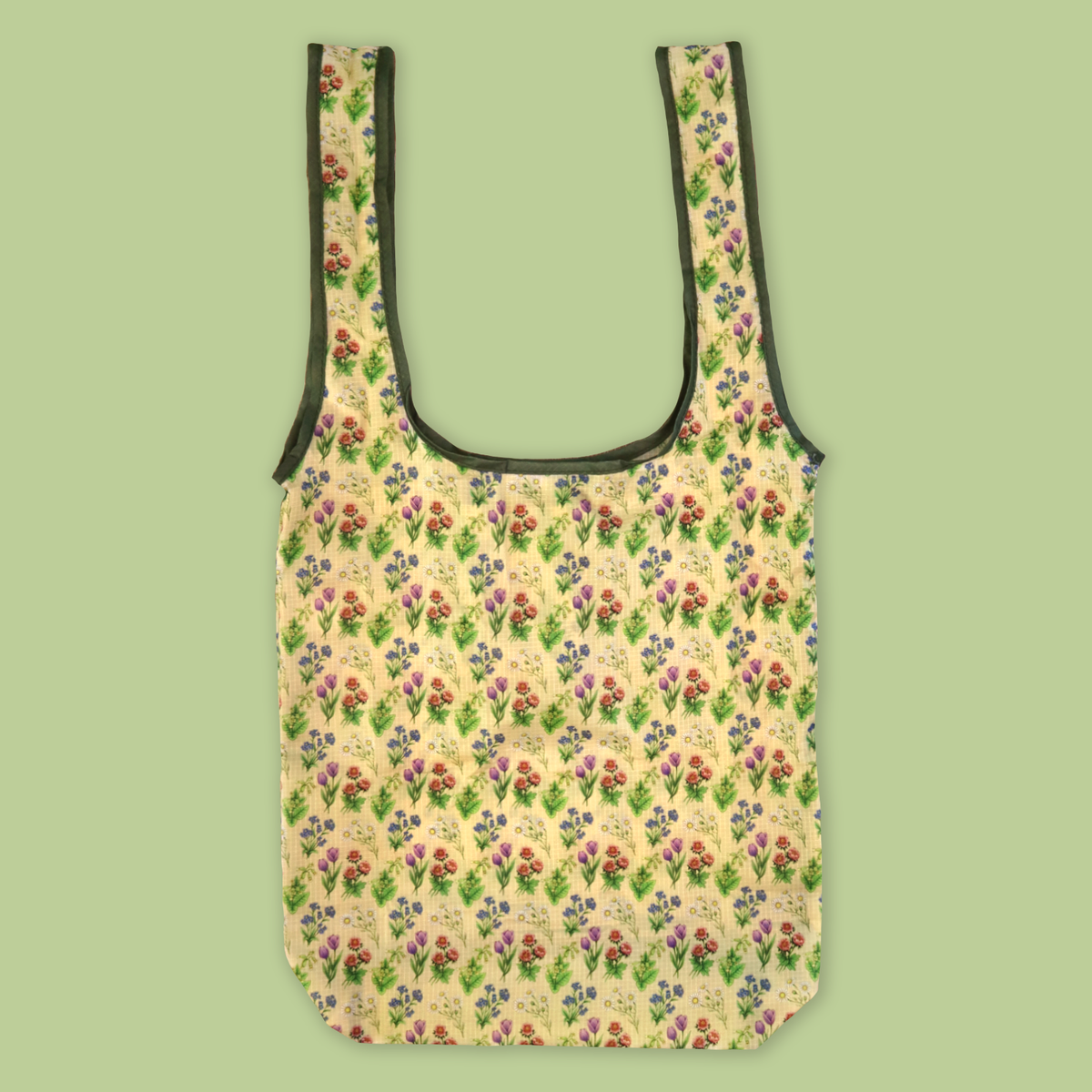 &quot;Dainty Flowers&quot; Reusable Bag