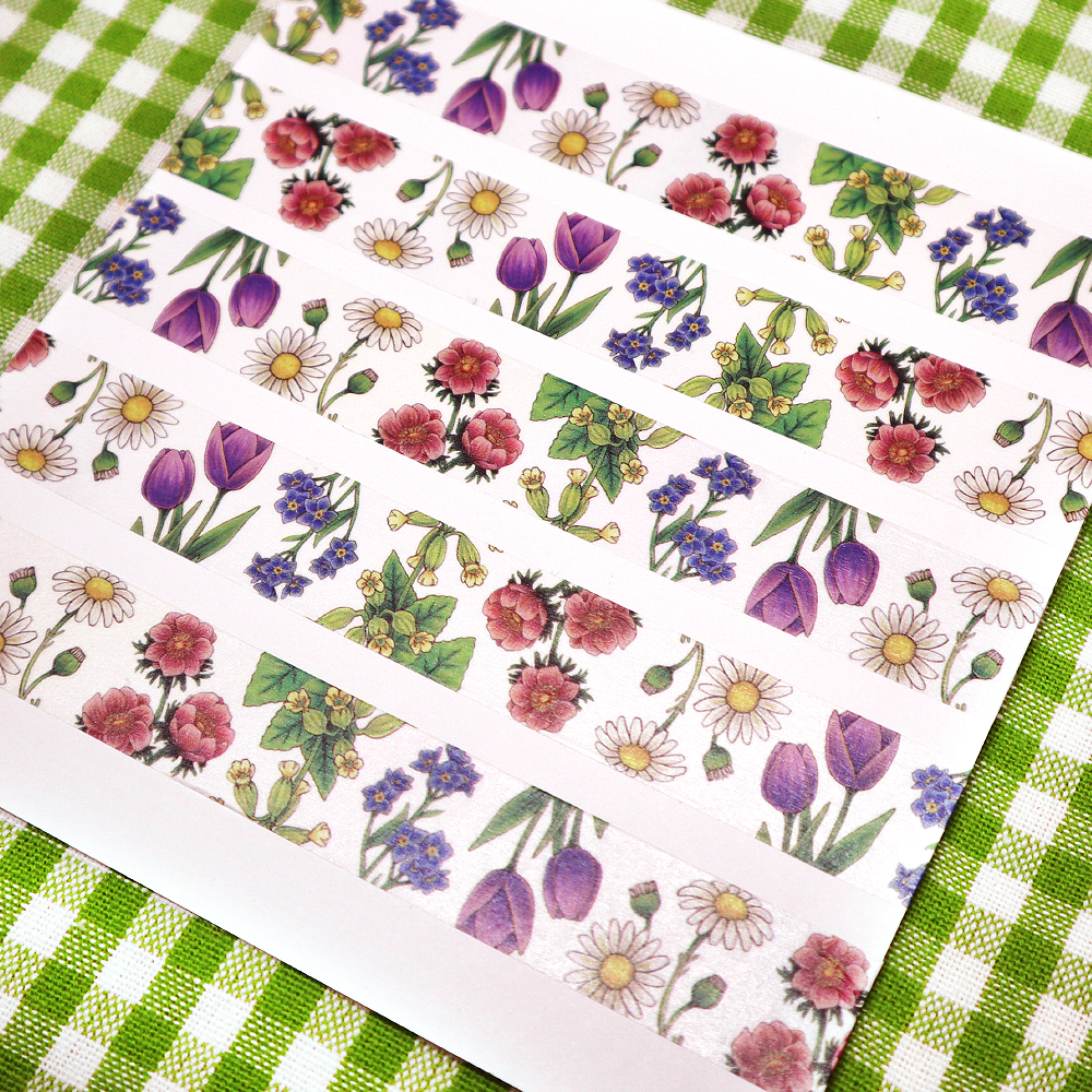 &quot;Dainty Flowers&quot; Washi Tape