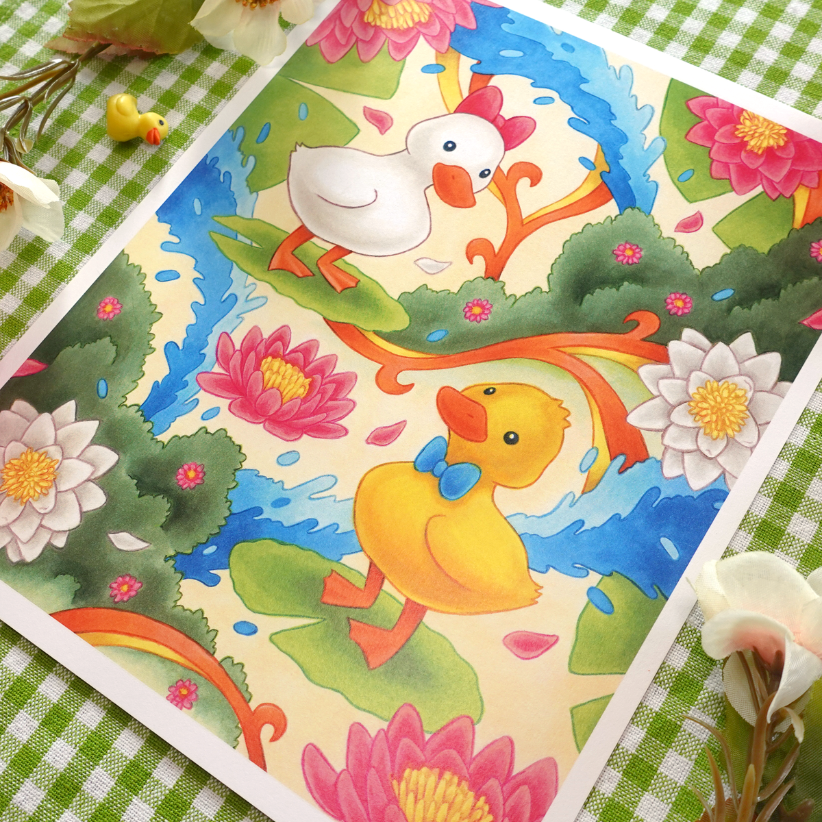 &quot;Little Duckies&quot; Art Print