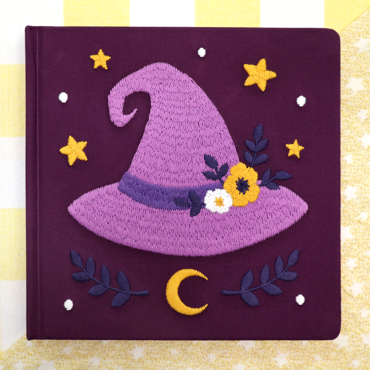 &quot;Witch Hat&quot; Embroidered Sketchbook